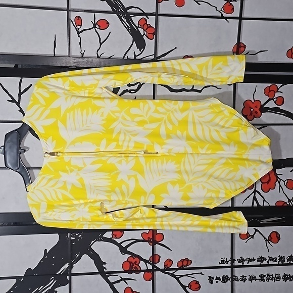 Kate Spade New York Yellow Floral‎ One Piece Swimsuit Size Medium New - Picture 10 of 10
